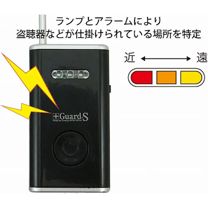 リーベックス Revex 盗聴器 盗撮器 発見センサー プラスガード スマート 高性能タイプ CG5B