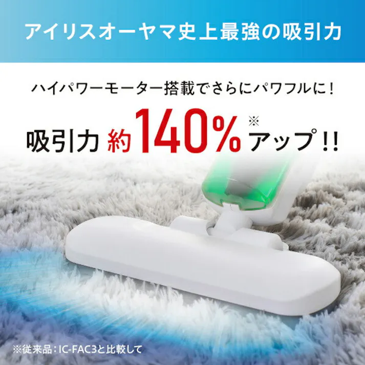 布団クリーナー ハイパワー(ホワイト) アイリスオーヤマ FCA-B2H-W