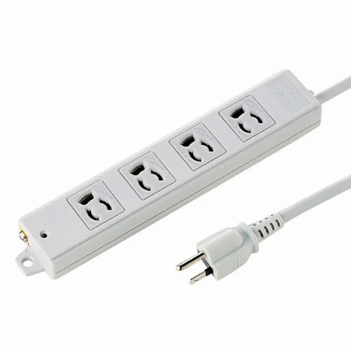 SANWA SUPPLY サンワサプライ 工事物件タップ 3P 4個口 3m TAP-K4-3