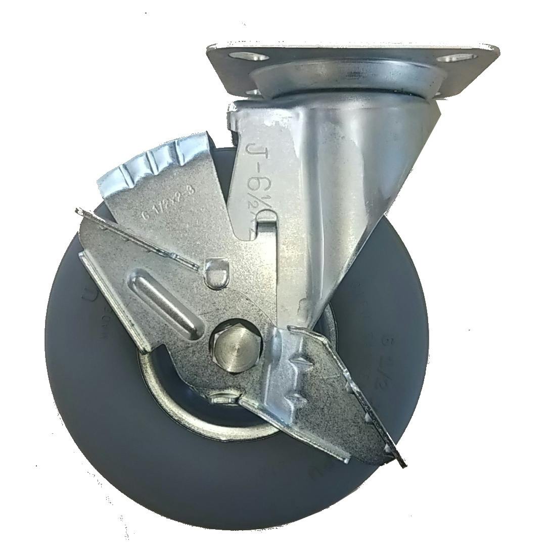 HLJS61/2×2-3 PU 台車用ノーパンクタイヤ自在キャスターストッパー付 ウカイ 農業用作業用品 HLJS61/2×2-3 PU 台車用ノーパンクタイヤ自在キャスターストッパー付 ウカイ 農業用作業用品