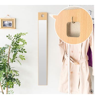 宮武製作所 MIYATAKE 吊り下げスリムミラー Meria(メリア) | ミラー