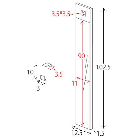 宮武製作所 MIYATAKE 吊り下げスリムミラー Meria（メリア） | ミラー