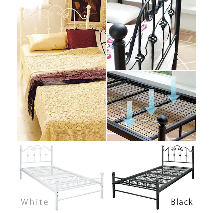 宮武製作所 MIYATAKE アイアンベッド Brigitte(シングル)