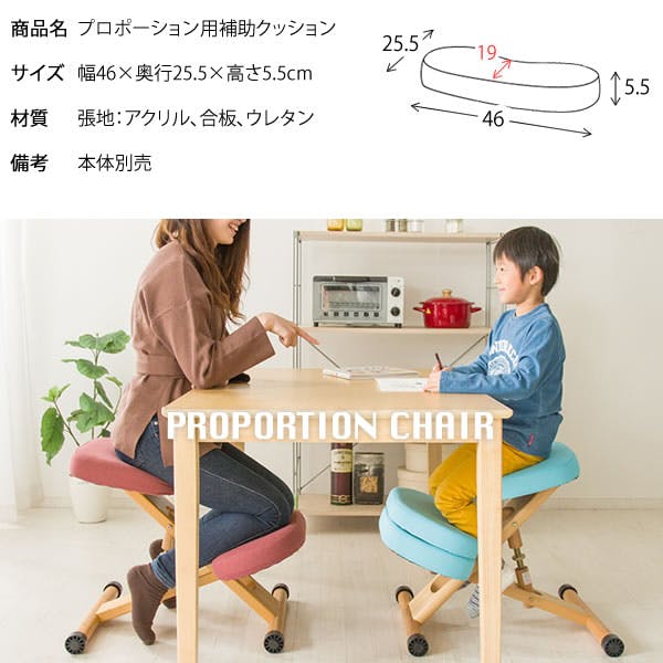 宮武製作所 MIYATAKE プロポーションチェア用補助クッション | 椅子 
