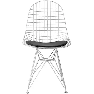 イームズワイヤーチェア DKR シェルチェア【デザイナーズチェア】 Eames エッフェルベース デスクチェア イームズ スチール クロムメッキ ワイヤー チェア