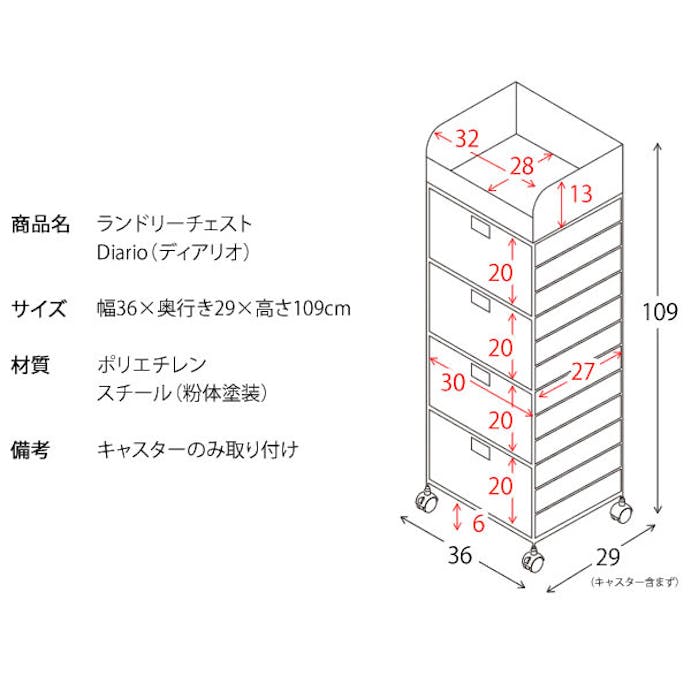 宮武製作所 MIYATAKE ランドリーチェスト Diario（ディアリオ）