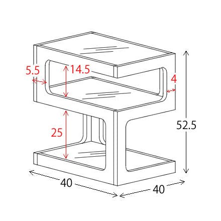 宮武製作所 MIYATAKE サイドテーブル ARCA(アルカ) | テーブル