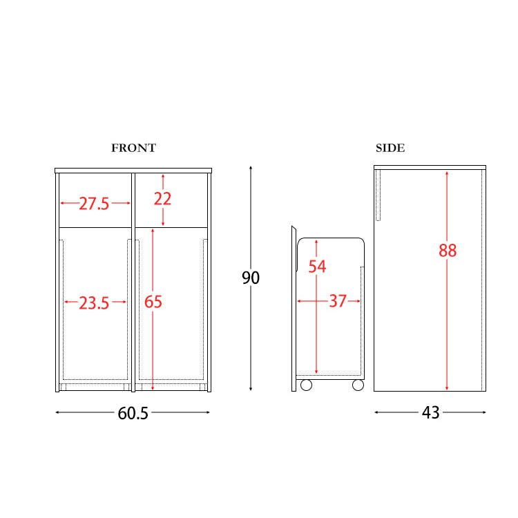 宮武製作所 MIYATAKE 分別キャスターダストボックス Helios(ヘリオス