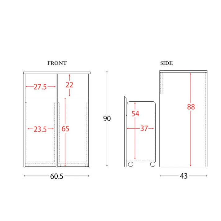 宮武製作所 MIYATAKE 分別キャスターダストボックス Helios(ヘリオス)