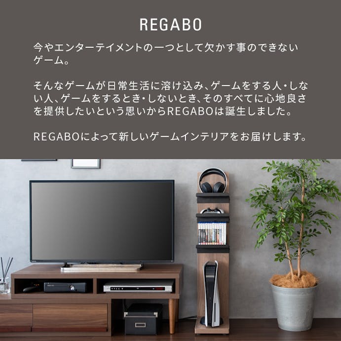 宮武製作所 MIYATAKE ゲーム機ラック REGABO（レガボ）