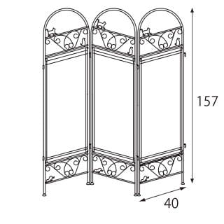 宮武製作所 MIYATAKE 猫のパーテーション３連 | インテリア雑貨・生活雑貨 | ホームセンター通販【カインズ】