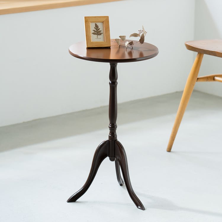 丸テーブル 飾り台 アンティーク - 机/テーブル