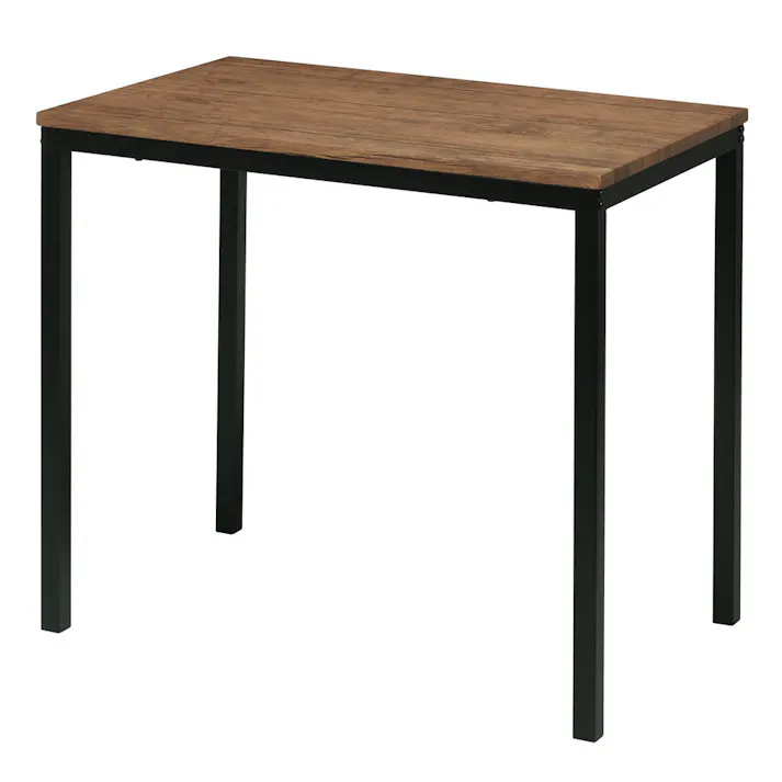 【ヴィンテージテーブル(ブラウン/茶)】 木製 デスク リビングテーブル 作業台 スチール アイアン オフィス 仕事 モダン レトロ カフェ PCデスク パソコンデスク 勉強机 食卓 ダイニングテーブル 韓国風 インテリア