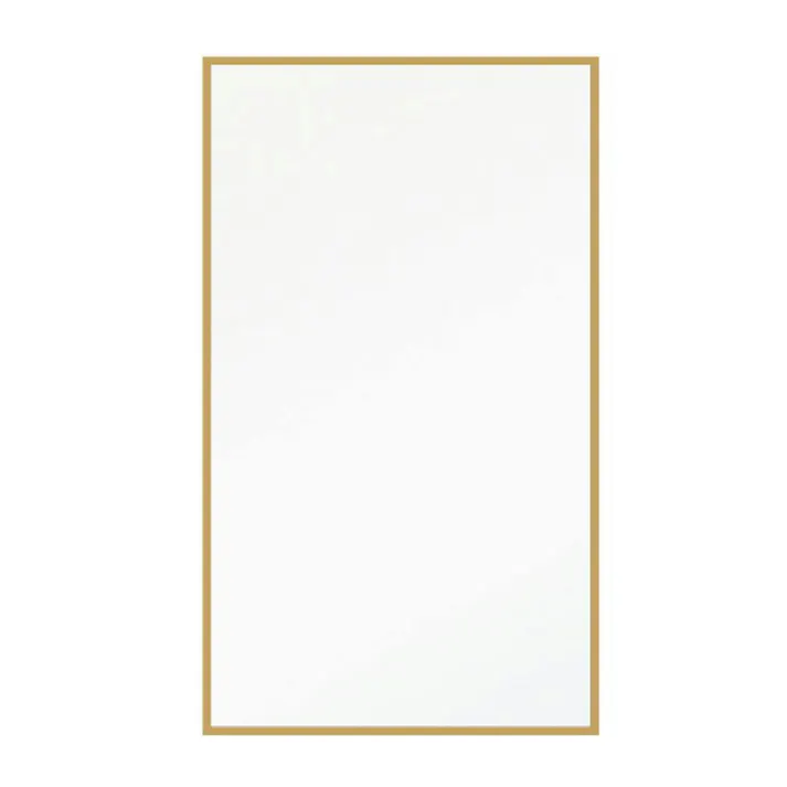 【日本製】【細枠ウォールミラー(幅47×高さ82cm) (ナチュラル)】 天然木 鏡 ワイド ドレッサー 高級感 木製 飛散防止加工 壁掛け 国産 完成品