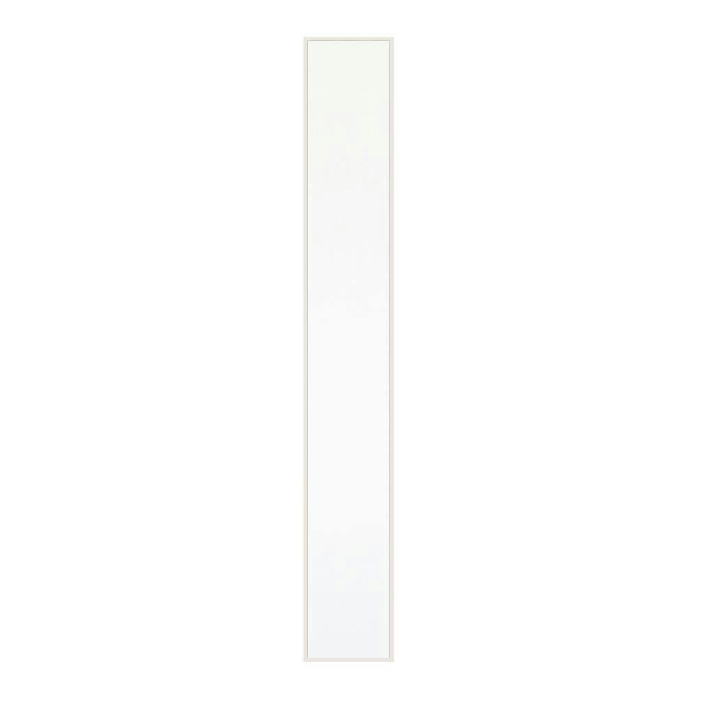 日本製】【細枠ウォールミラー 幅22cm(ホワイト/白)】 天然木 姿見 鏡