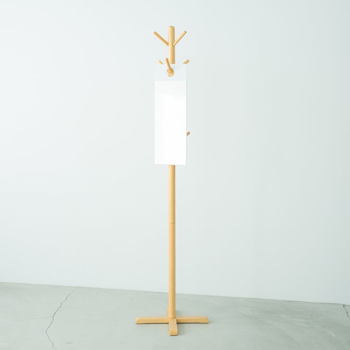 日本製】【フックミラー(60)(ホワイト/白)】 幅20cm×高さ60cm ウォール