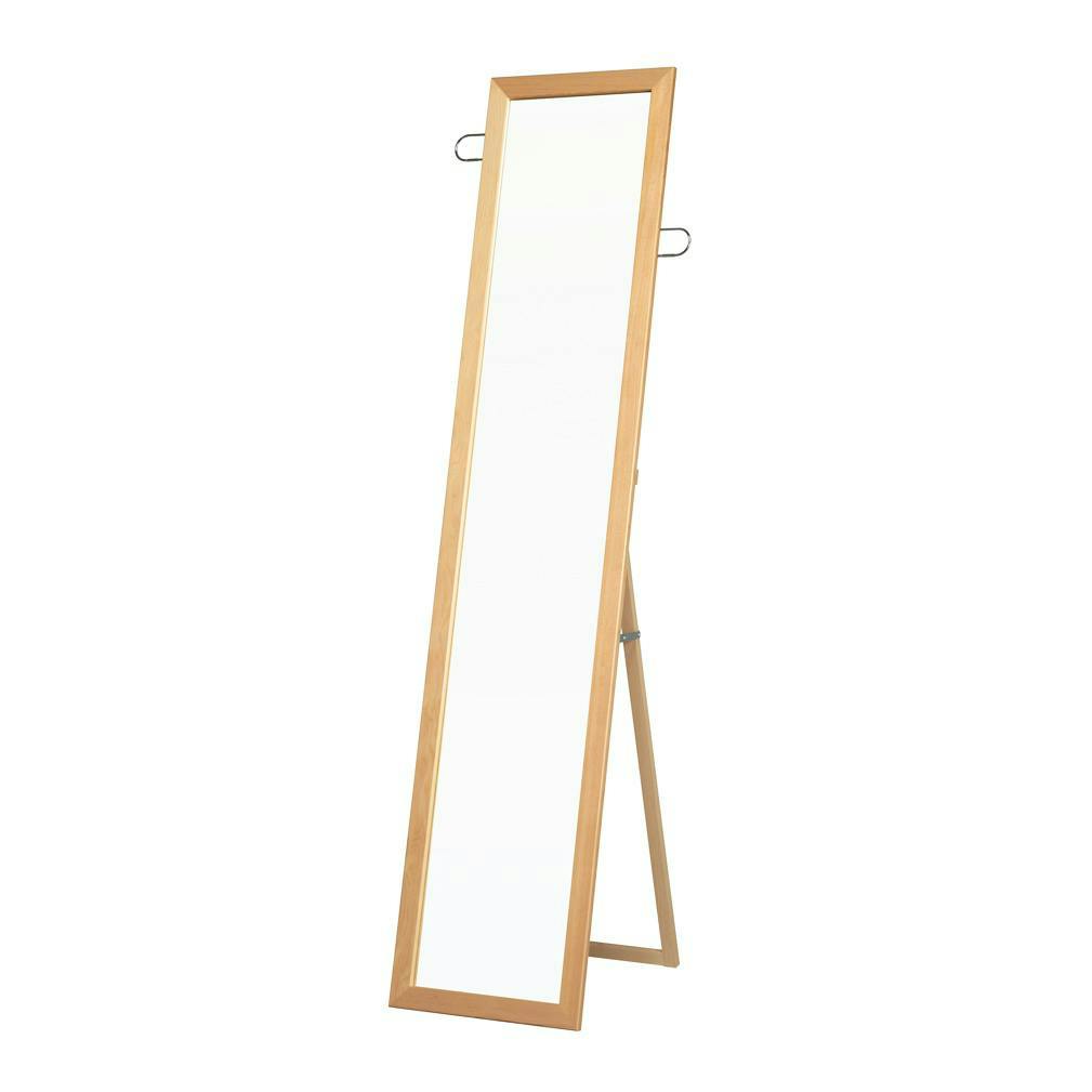 376　フック付スタンドミラー 幅35cm 376 フック付スタンドミラー 幅35cm ミラー 全身鏡 姿見 鏡 スタンド