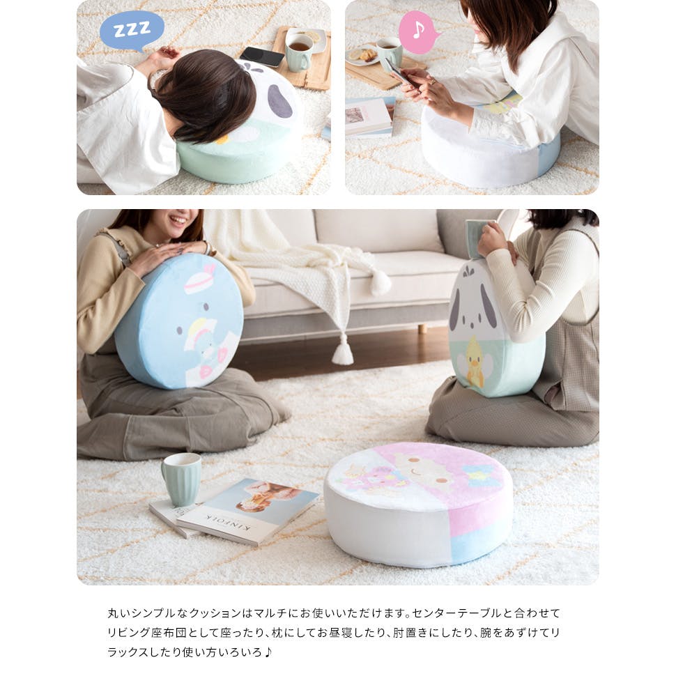 宮武製作所 MIYATAKE サンリオキャラクターズ リビングクッション