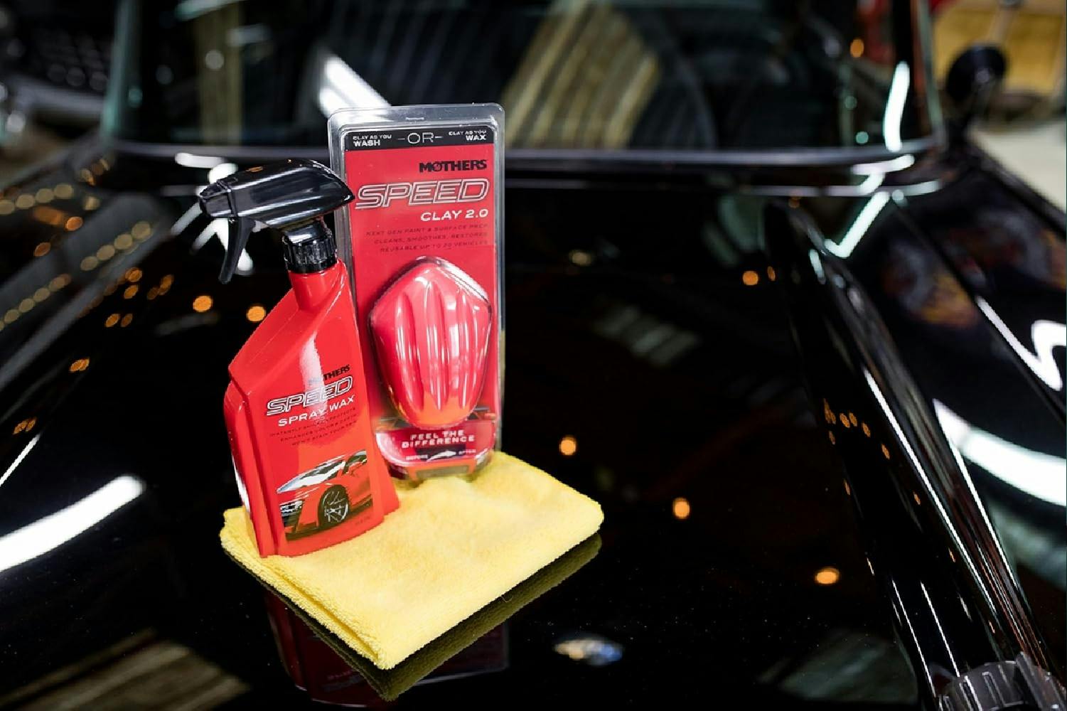 マザーズ(Mothers) スピード クレイ2.0 洗車やワックスに 粘土より簡単
