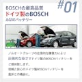 ボッシュ バッテリー ドイツ製 BOSCH AGM バッテリー 70A 760CCA 規格:L3 サイズ:W278mm D175mm H190mm S5A08 スタート＆ストップ アイドリングストップ 車 欧州車用 カーバッテリー バッテリー本体 車のバッテリー VARTA LN3