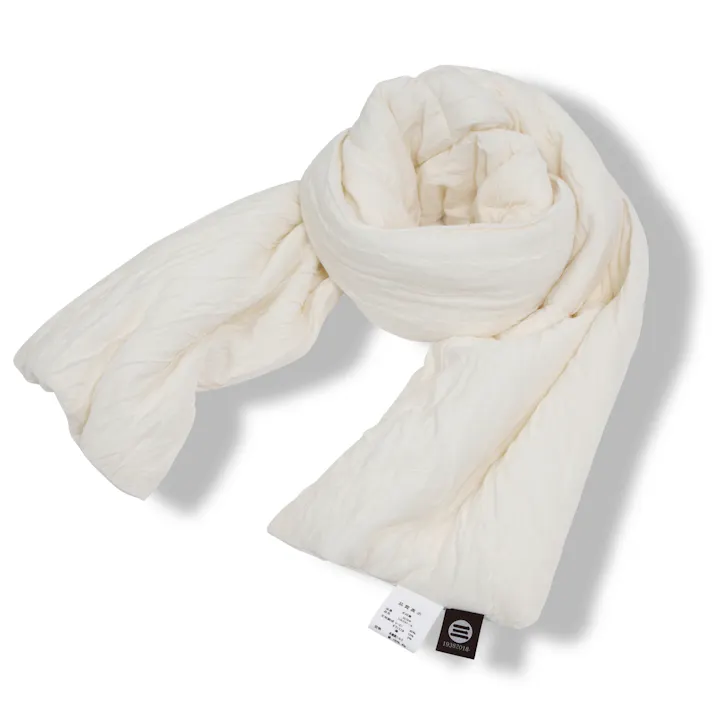 SilkFill 洗えるシルクストール 約20×150cm アイボリー 中わた絹100%(富岡シルク(ぐんま200)) SST070