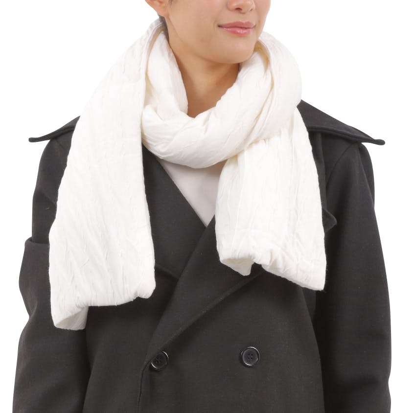 SilkFill 洗えるシルクストール 約20×150cm アイボリー 中わた絹100