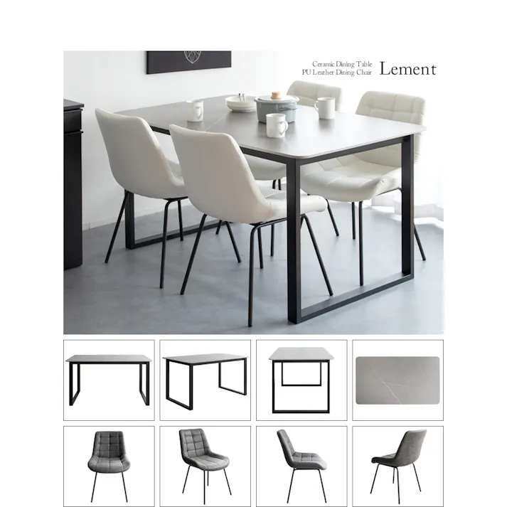 宮武製作所 MIYATAKE ダイニングテーブル・チェア Lement(レメント)5点セット