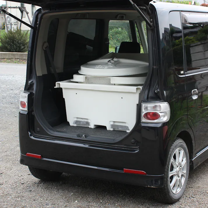 3分割式FRPボート スマートタイプ【西濃運輸支店止めでのお引渡し】