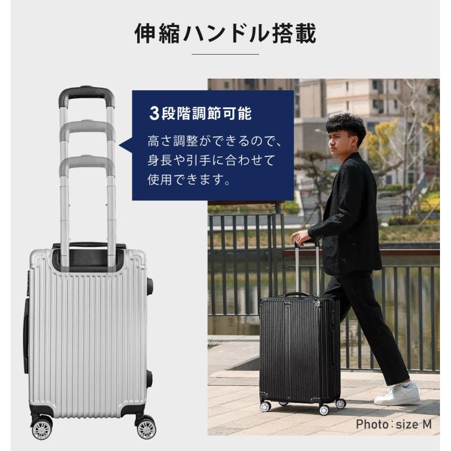 SunRuck 期間限定価格 ストッパー付 スーツケース Sサイズ 機内