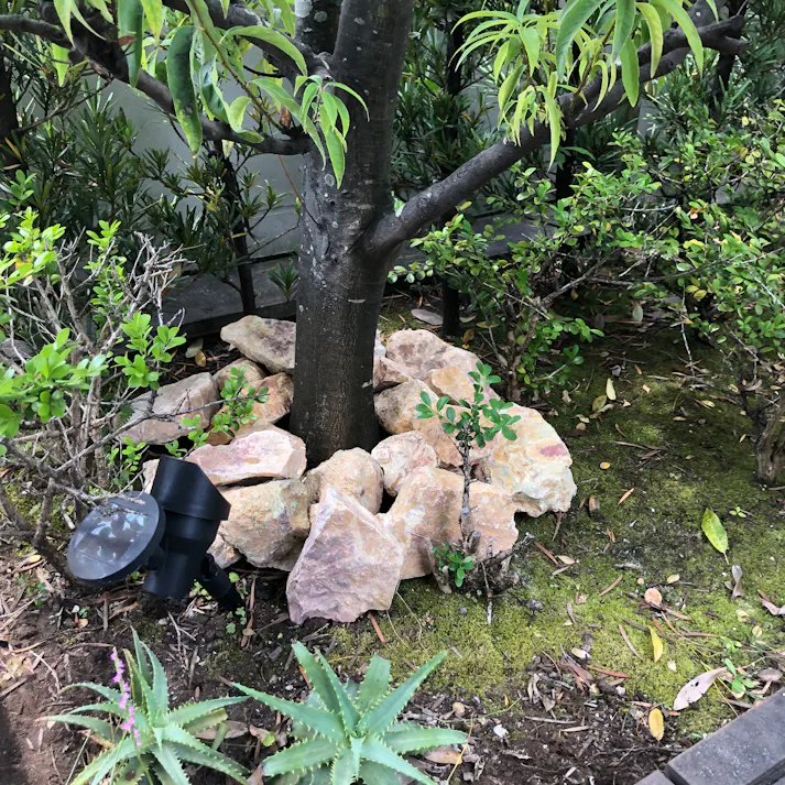 TAIKOH マーブルイエローゴロタ 90-120mm 20kg 天然大理石 ロック 景石 イエロー 黄 ベージュ 割栗 中