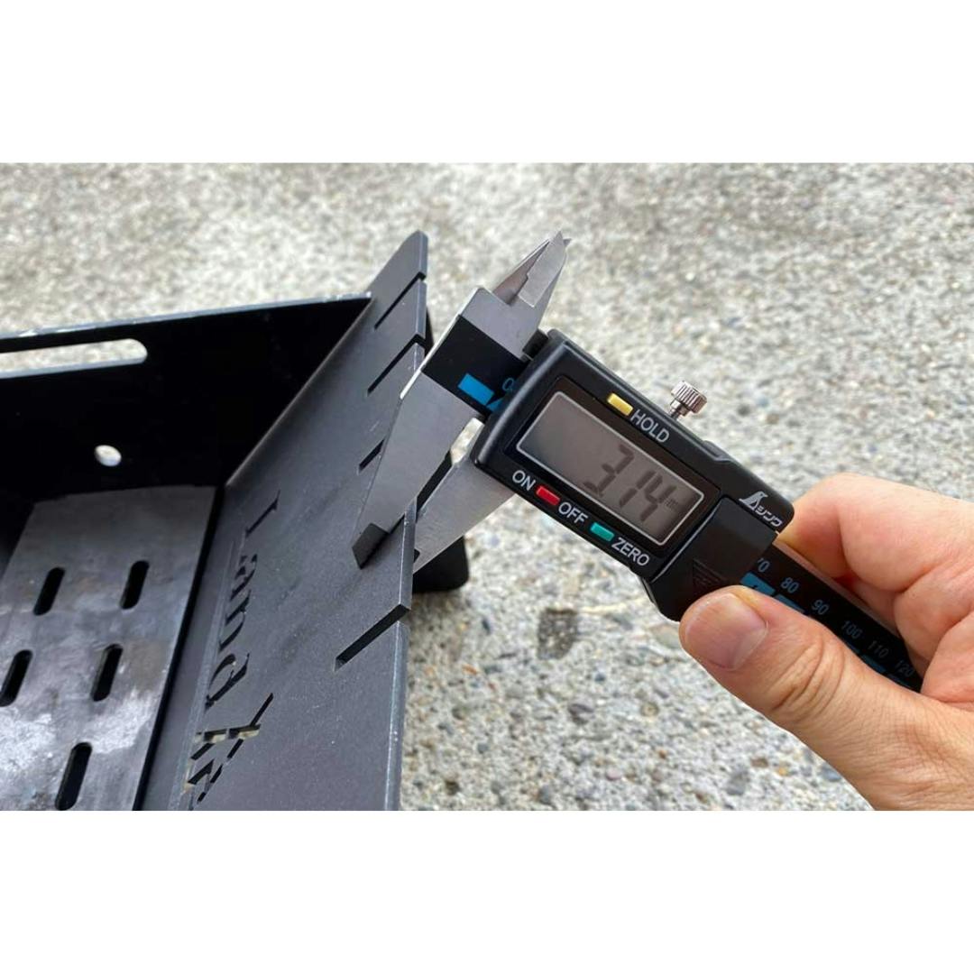 LandField 焚き火台 小型 LF-BS010 コンパクト 灰受皿付き 収納