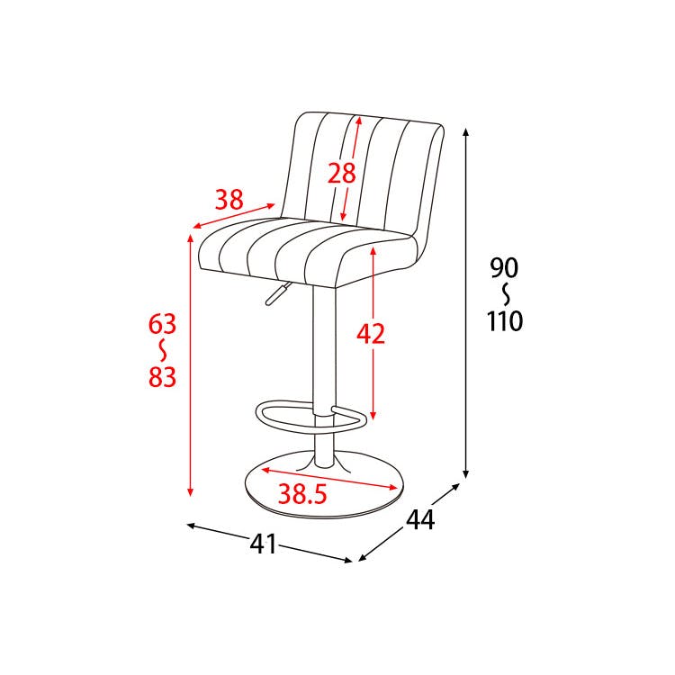 宮武製作所 MIYATAKE バーチェア Lukuta(ルクター) | 椅子・チェア