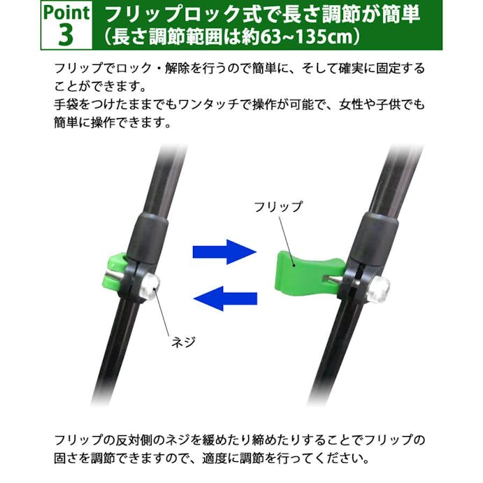 LandField カーボン製 トレッキングポール LF-TP010-BL ブルー 2本セット 伸縮式 軽量 4種のアタッチメント 収納袋付き ウォーキングポール 登山 杖 ストック アウトドア キャンプ レジャー ハイキング I型 歩行 山登り 雪道 【公式】