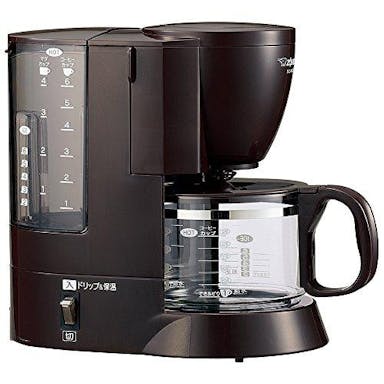 ZOJIRUSHI 象印 EC-AK60-TD ダークブラウン コーヒーメーカー ドリップ方式 2段階濃度調節 珈琲通