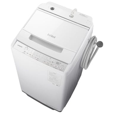 HITACHI 日立 BW-V70J(W) ホワイト 全自動洗濯機 洗濯7kg 縦型 上開き ビートウォッシュ