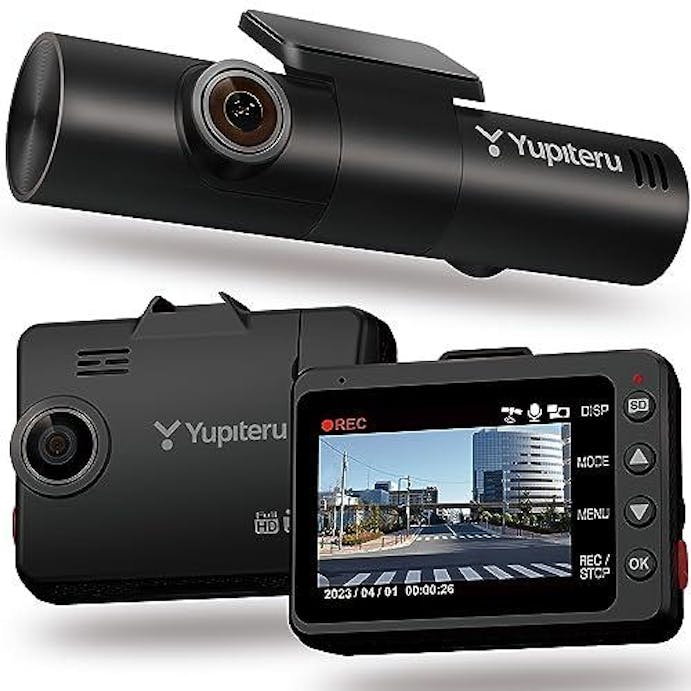 YUPITERU ユピテル Y-3100 ドライブレコーダー 全方向 3カメラ 夜間対応 自動駐車監視機能付 動体検知