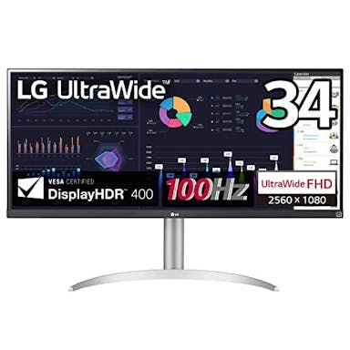 LG LGエレクトロニクス 34WQ650-W ホワイト 液晶ディスプレイ PCモニター 34インチ ウルトラワイドモニター