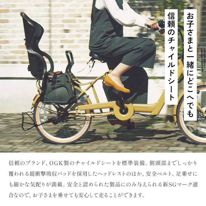 【自転車】Life Assist(ライフアシスト) 電動アシスト自転車 電動自転車 20インチ チャイルドシート付 BM-DLX203PS マットディープグレー SUISUI FAMIRIAR スイスイ ファミリア 【送料無料】 オンライン限定