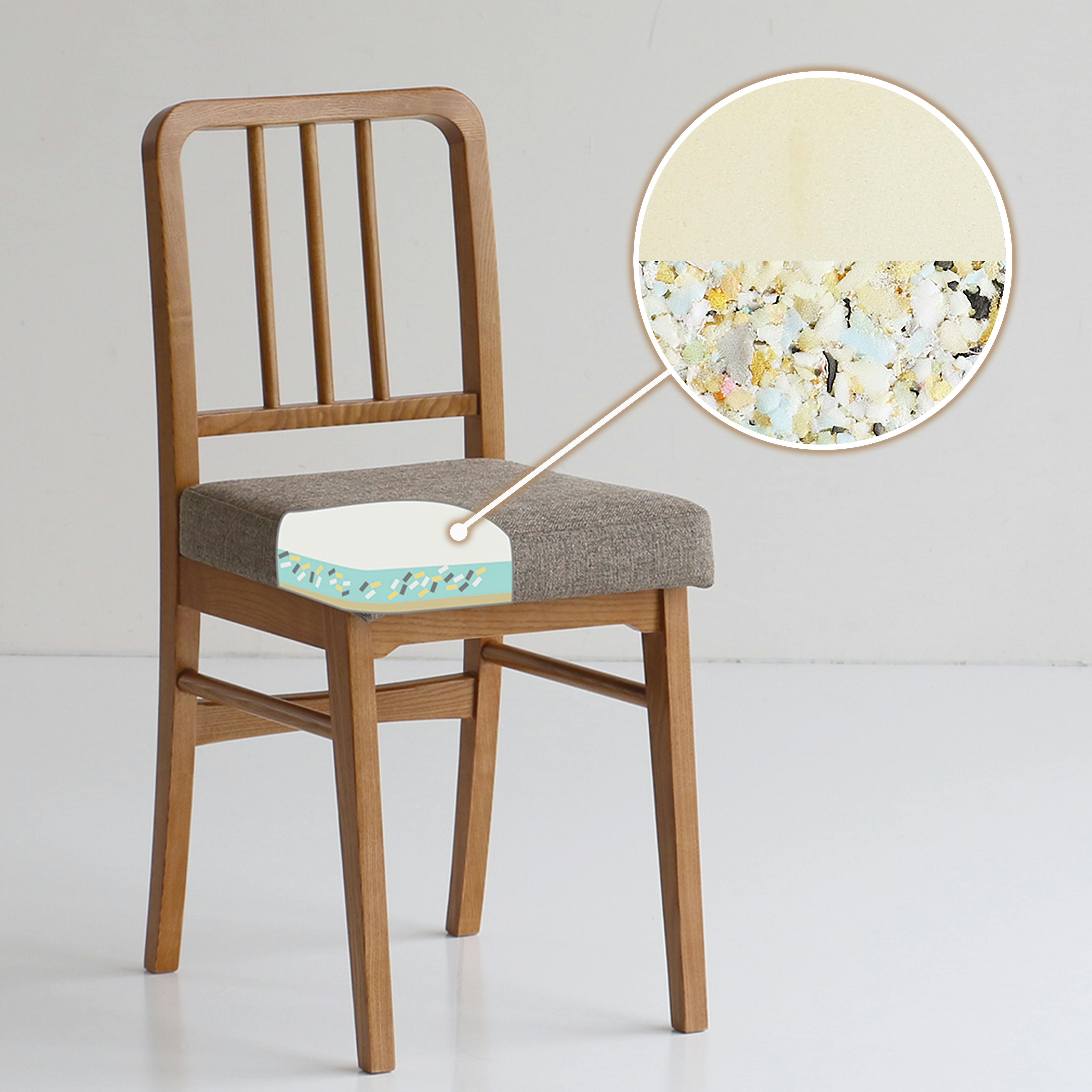 軽量なヴィンテージ風チェア Wood Chair -Atl - ブラウン | 椅子