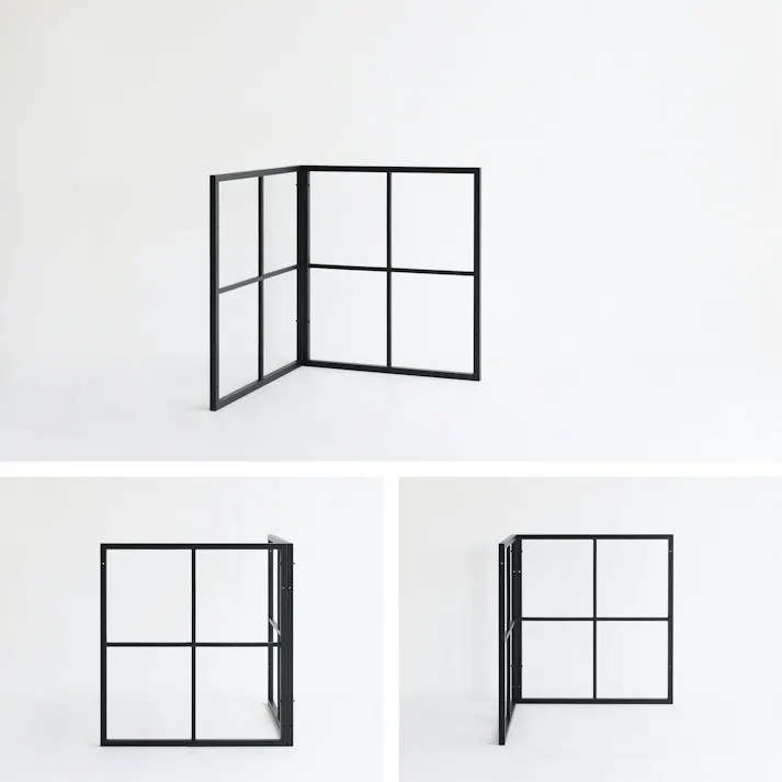 連結可能なパーティション drip Frame Partition ブラック