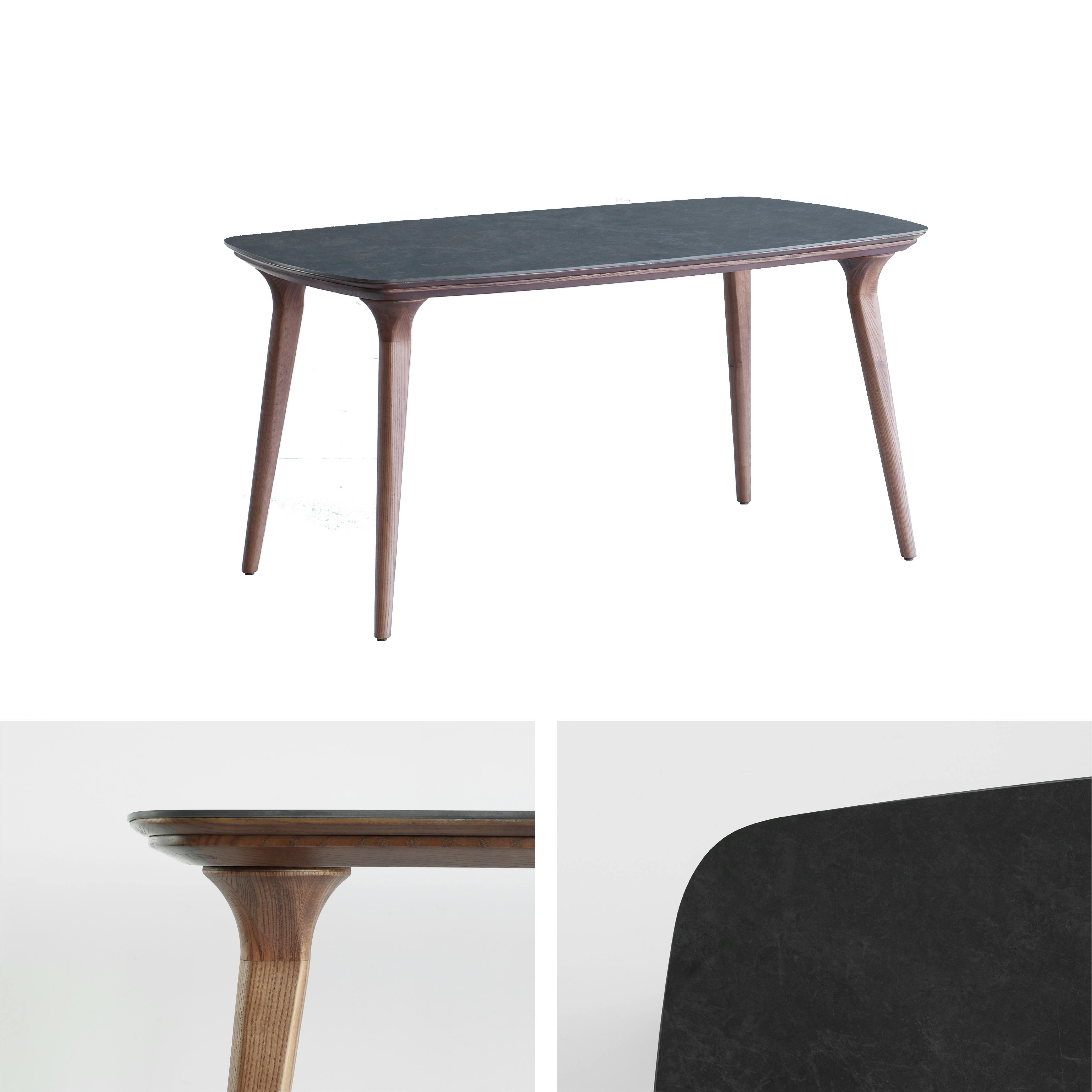 堅牢で耐熱性の高いセラミックテーブル Etna Dining Table 1400