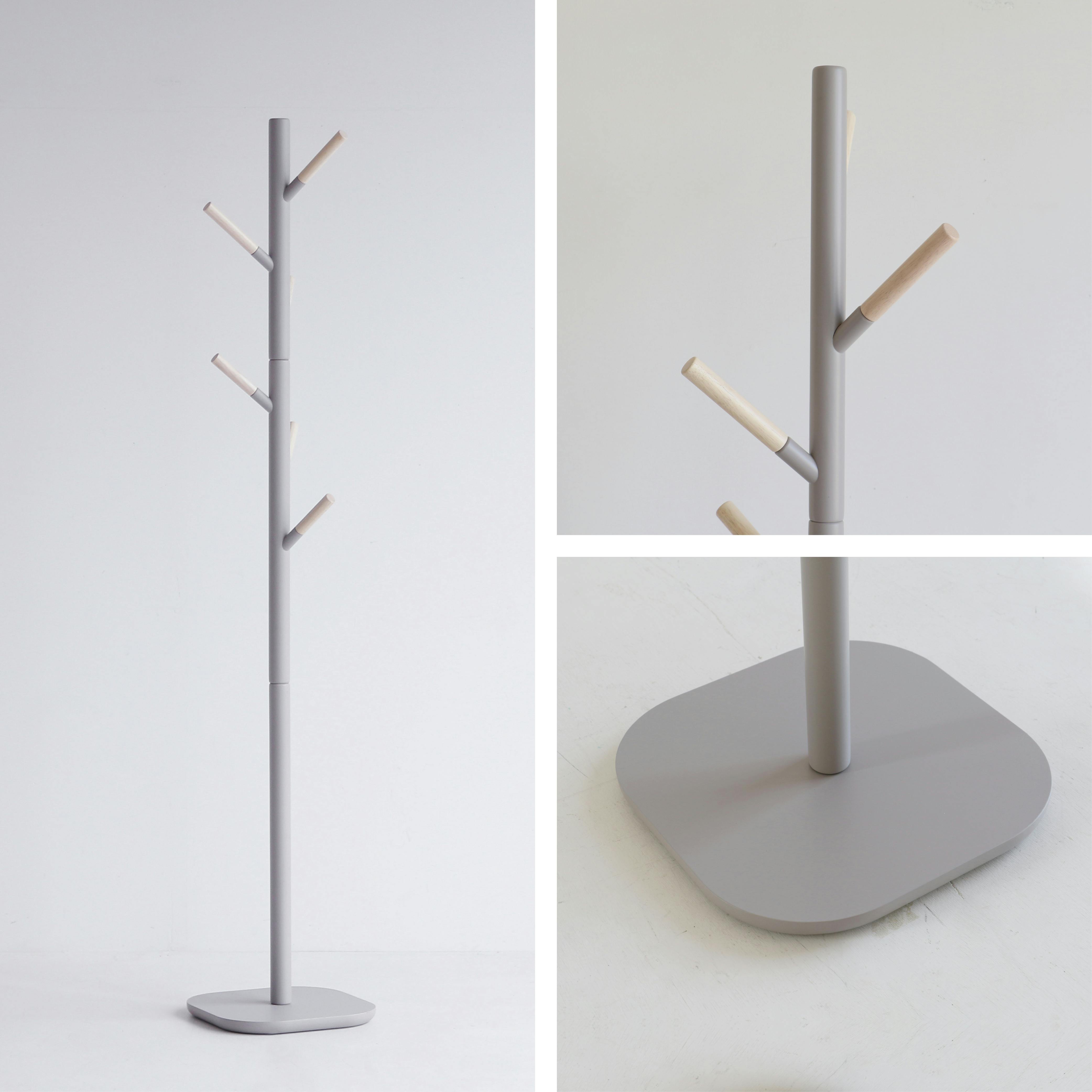 木製ポールハンガー Pole Hanger cime グレージュ | ハンガーラック