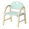 高さ調節できる木製キッズチェア Kids Arm Chair -amy- シアングレー