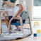高さ調節できる木製キッズチェア Kids Arm Chair -amy- シアングレー