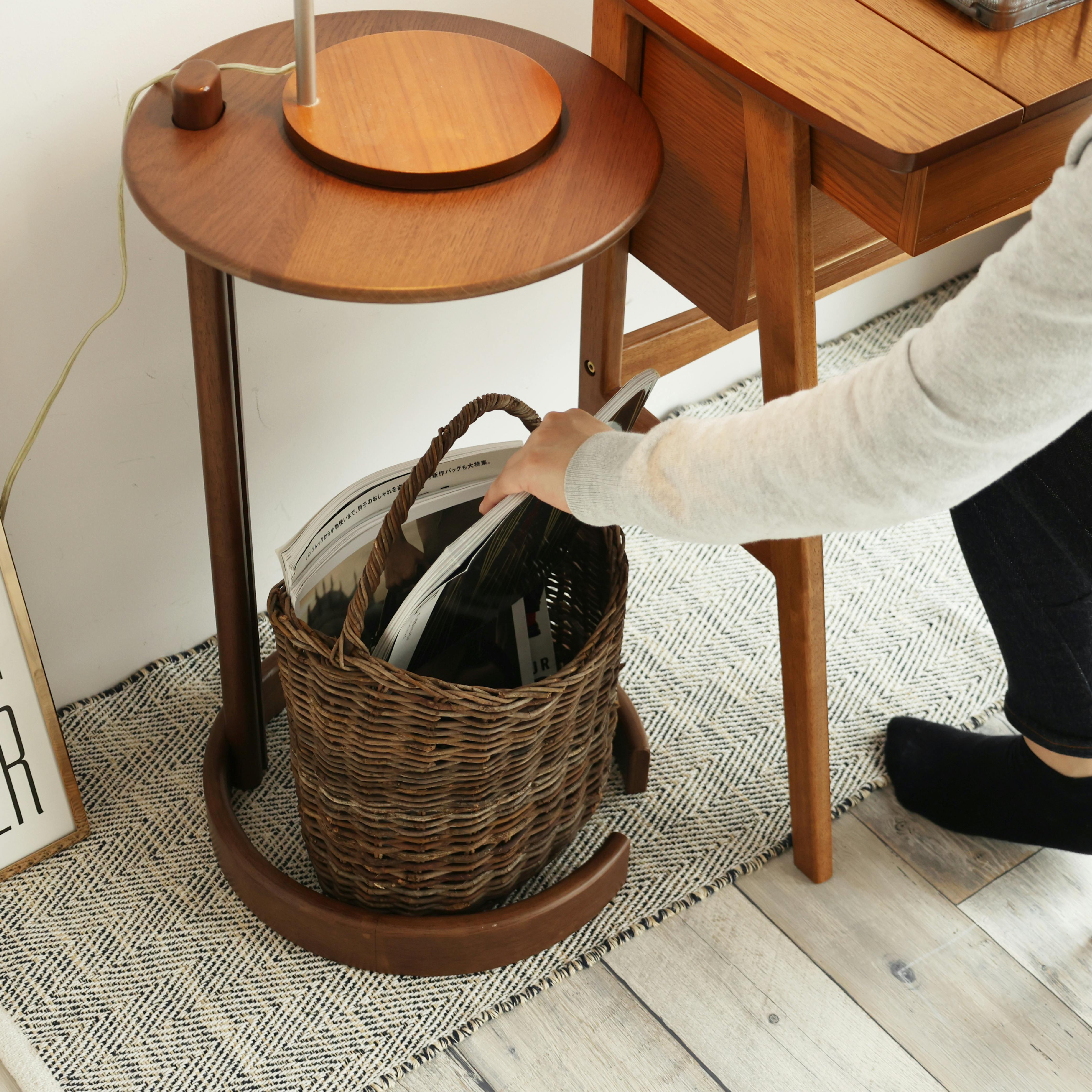 4段階の高さ調整ができるサイドテーブル Side Table -halm- ナチュラル