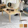 オーク無垢材の折りたたみテーブル Folding Table -shave- ナチュラル