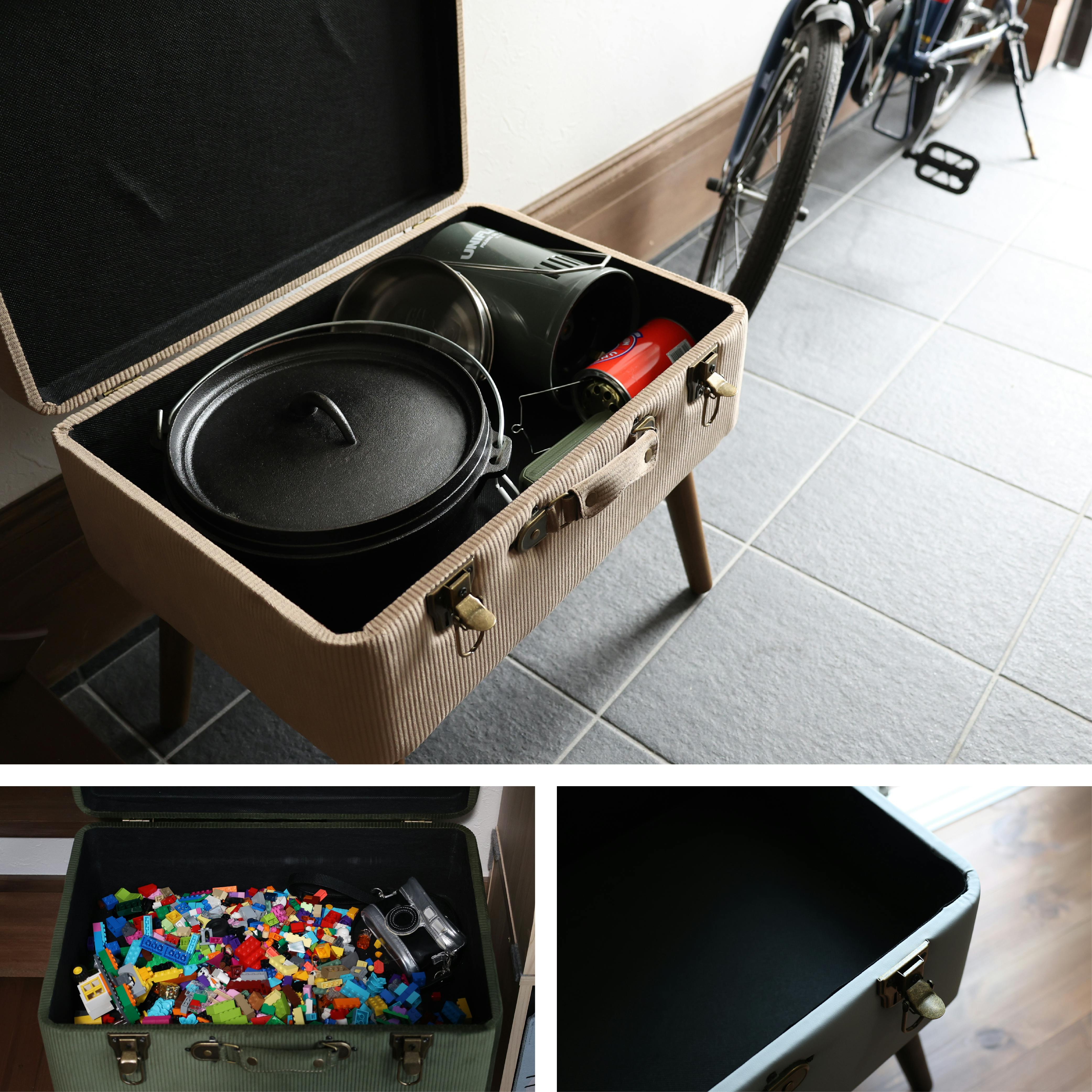 トランクモチーフ収納スツール Pick Stool ヴィンテージ