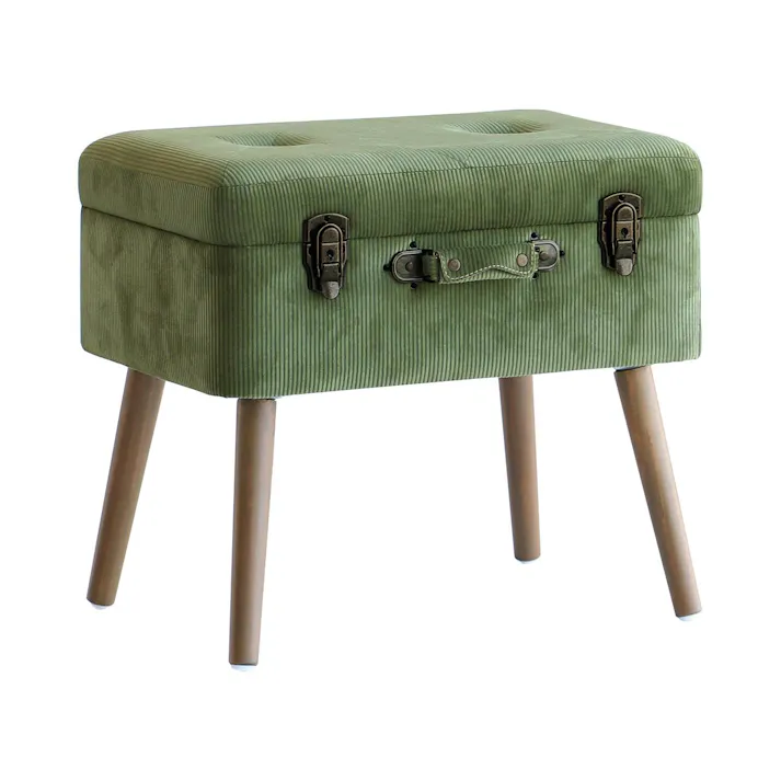 トランクモチーフ収納スツール Pick Stool ヴィンテージナチュラルカーキ