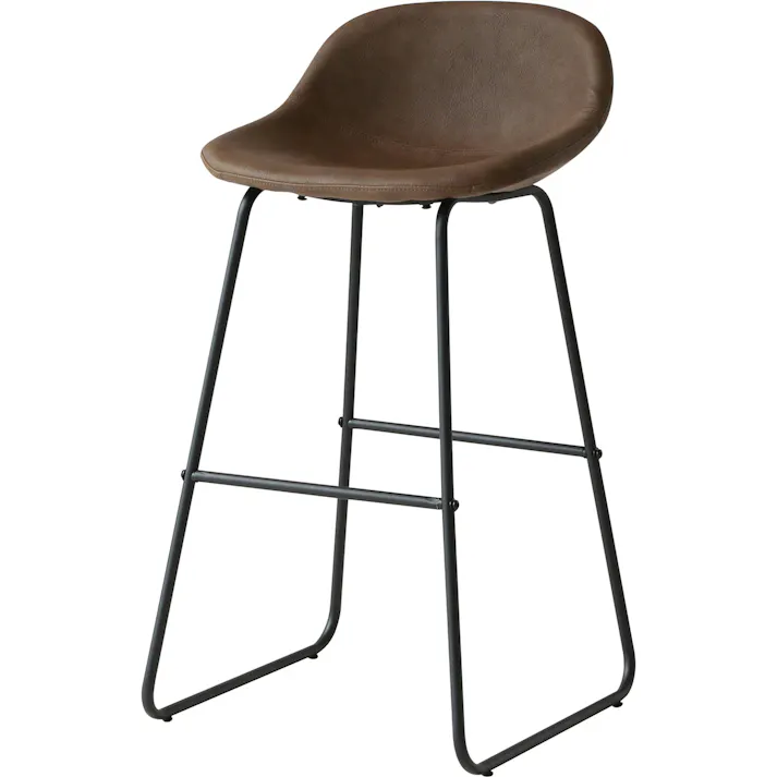体にフィットする心地よいチェア Cheri Bar Stool バースツール ブラウン