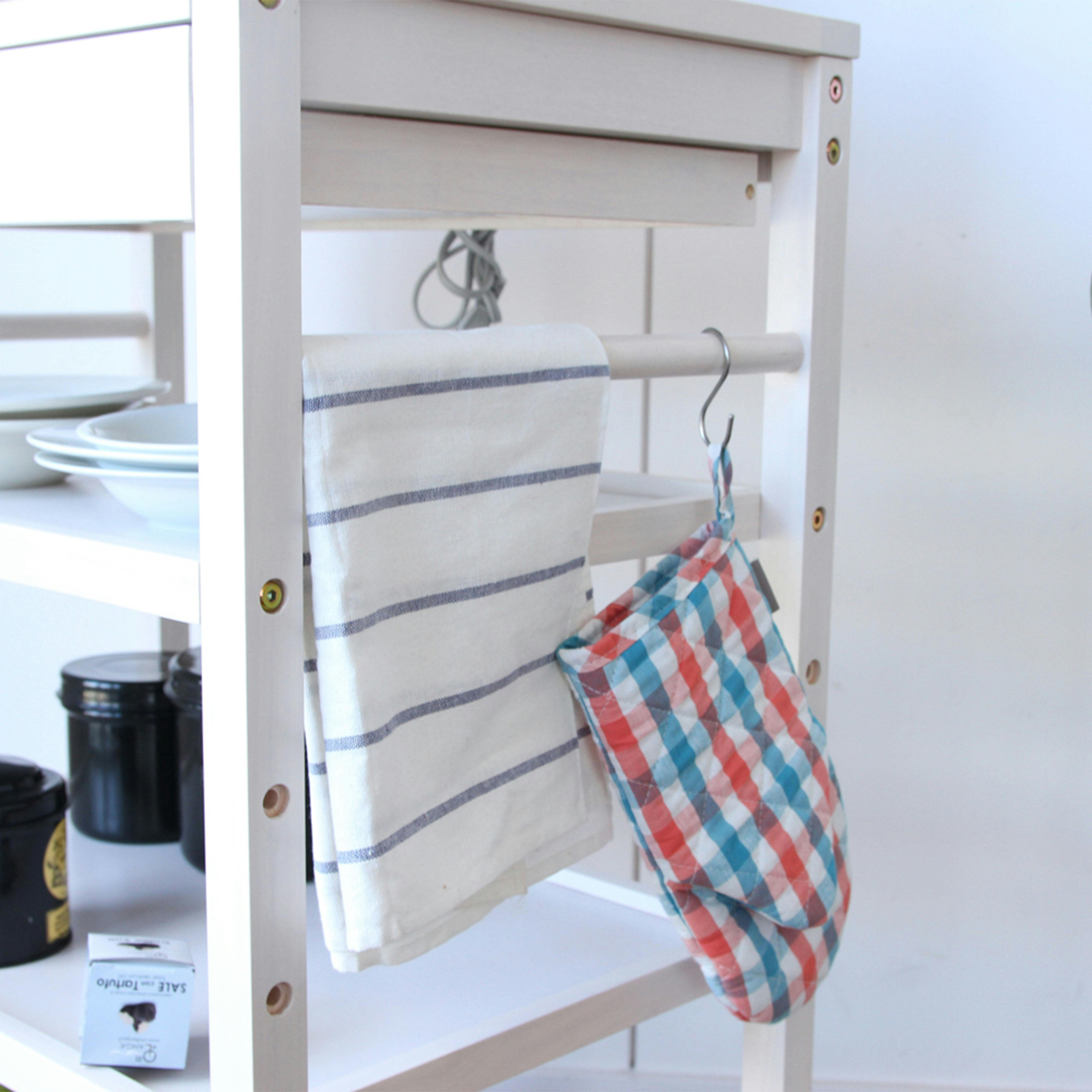 お手入れ簡単なキッチンワゴン Soup Kitchen Wagon（Slim) ホワイト